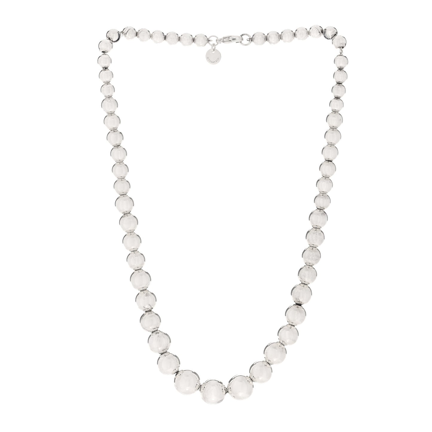 Sterling Silver HardWear Graduated Ball Necklace