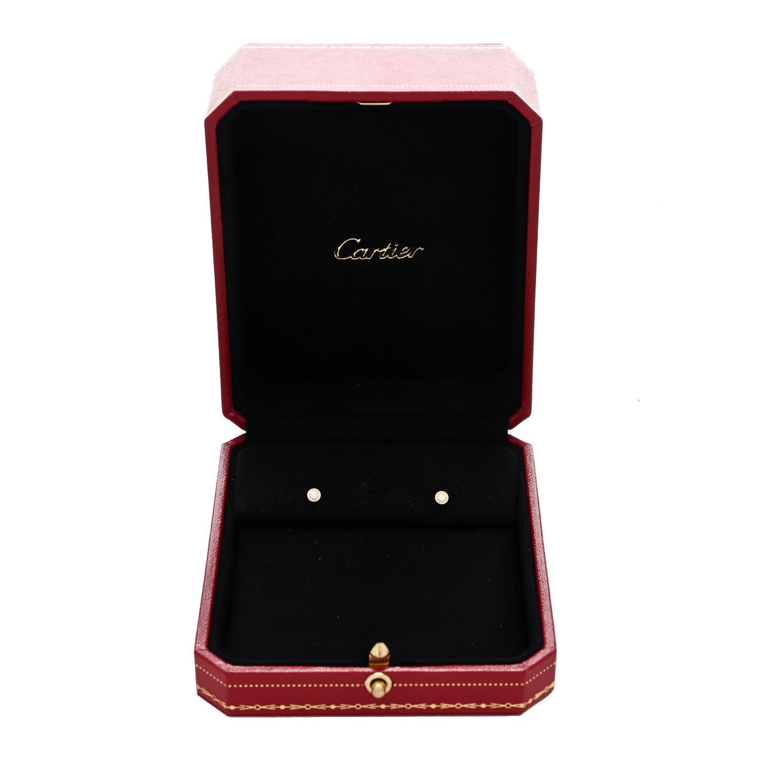 Cartier 18K Yellow Gold Diamond XS D'Amour Earrings 5 of 5
