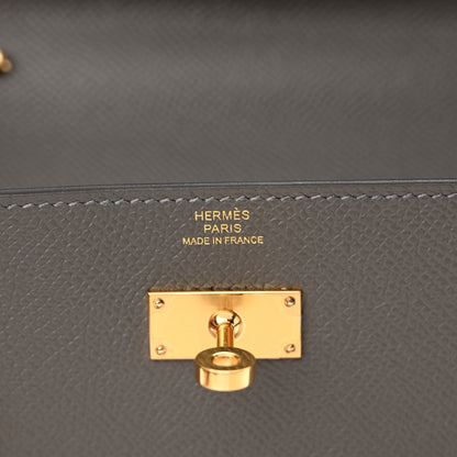Hermes Epsom Kelly To Go Wallet Gris Meyer 6 of 11