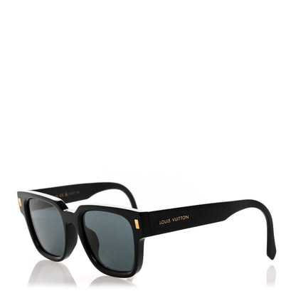 Louis Vuitton Acetate Escape Square Sunglasses Z1496E Black 1 of 9