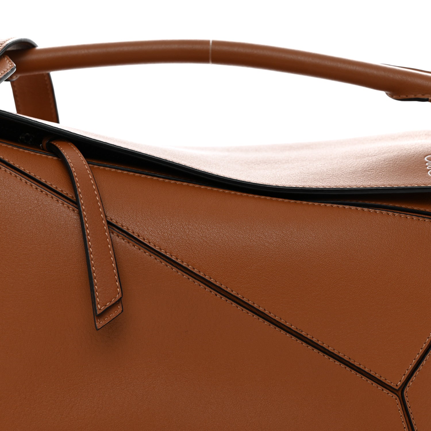 Loewe Calfskin Medium Puzzle Bag Tan 9 of 11