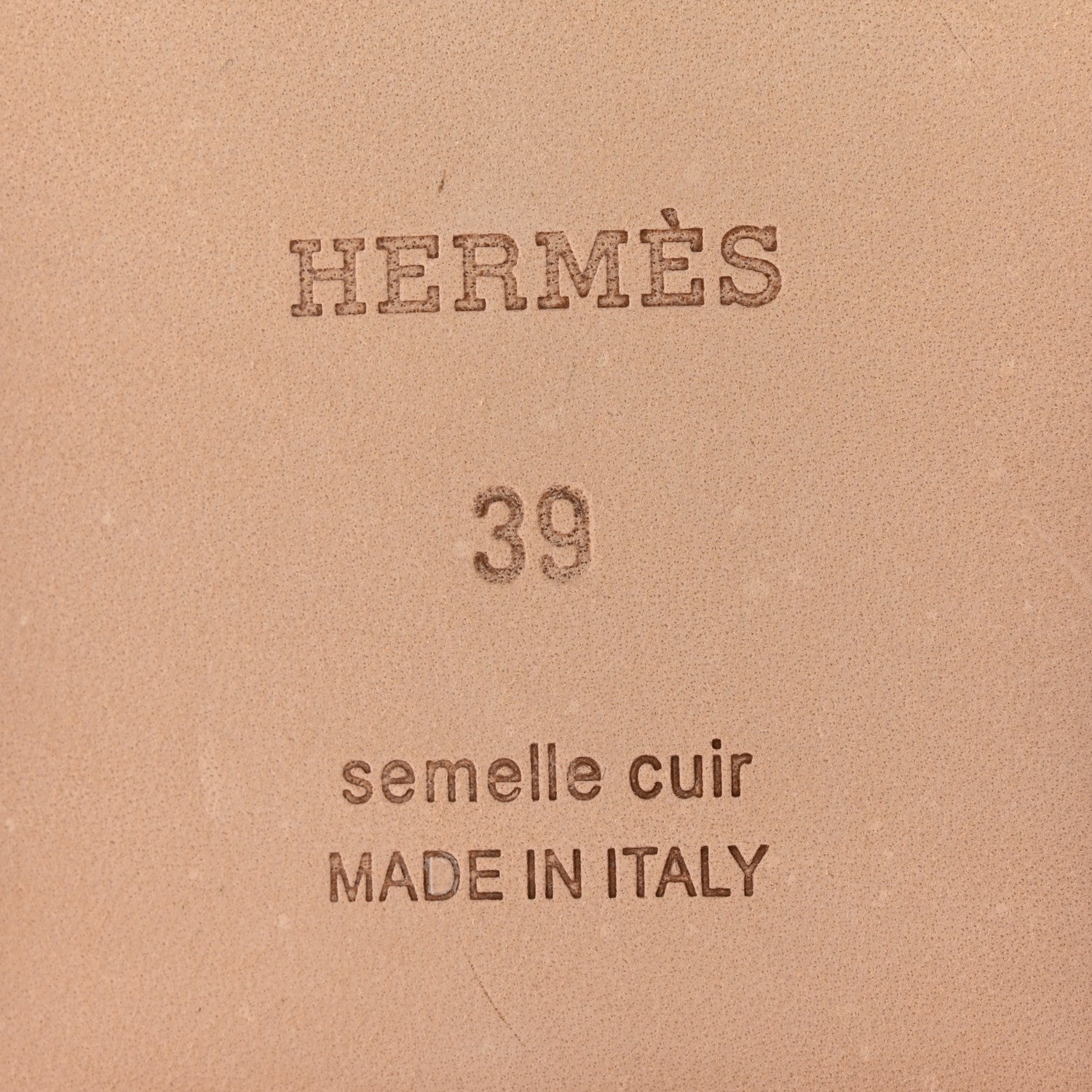 Hermes Epsom Oran Sandals 39 Orange Joey 6 of 19