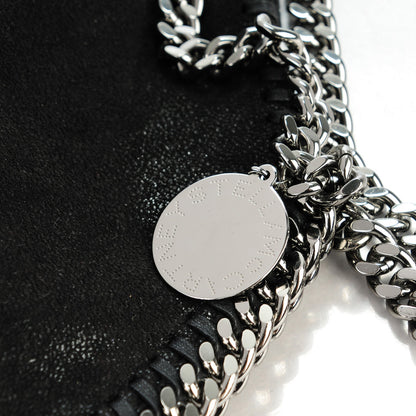 Stella McCartney Shaggy Deer Fold Over Falabella Tote Black 5 of 9