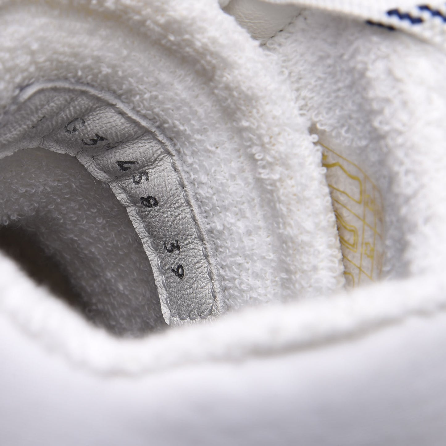 Calfskin Mesh Lycra Womens Logo High Top Sneakers 39 White