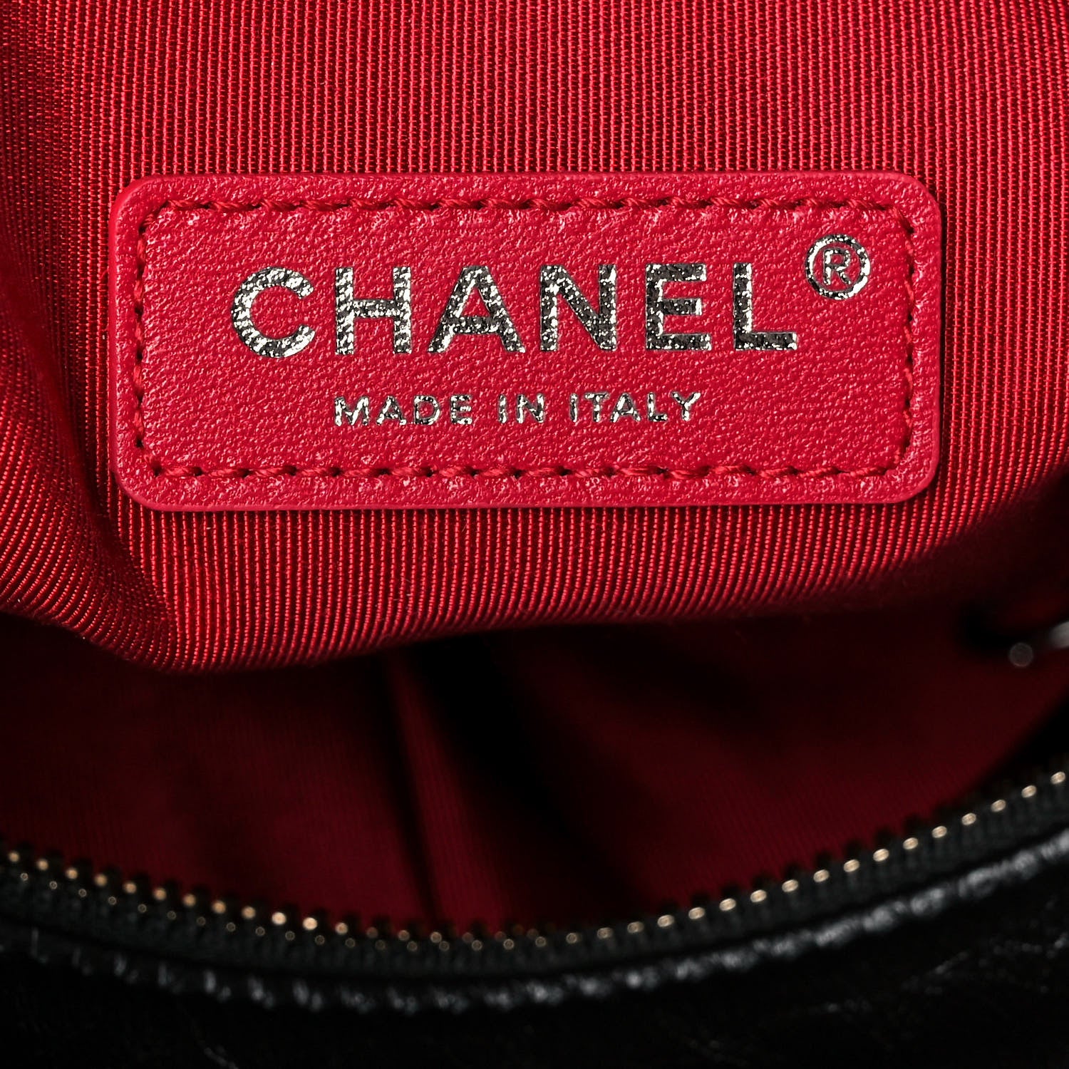 Chanel Aged Smooth Calfskin Quilted Medium Gabrielle Logo Hobo Black 5 of 10