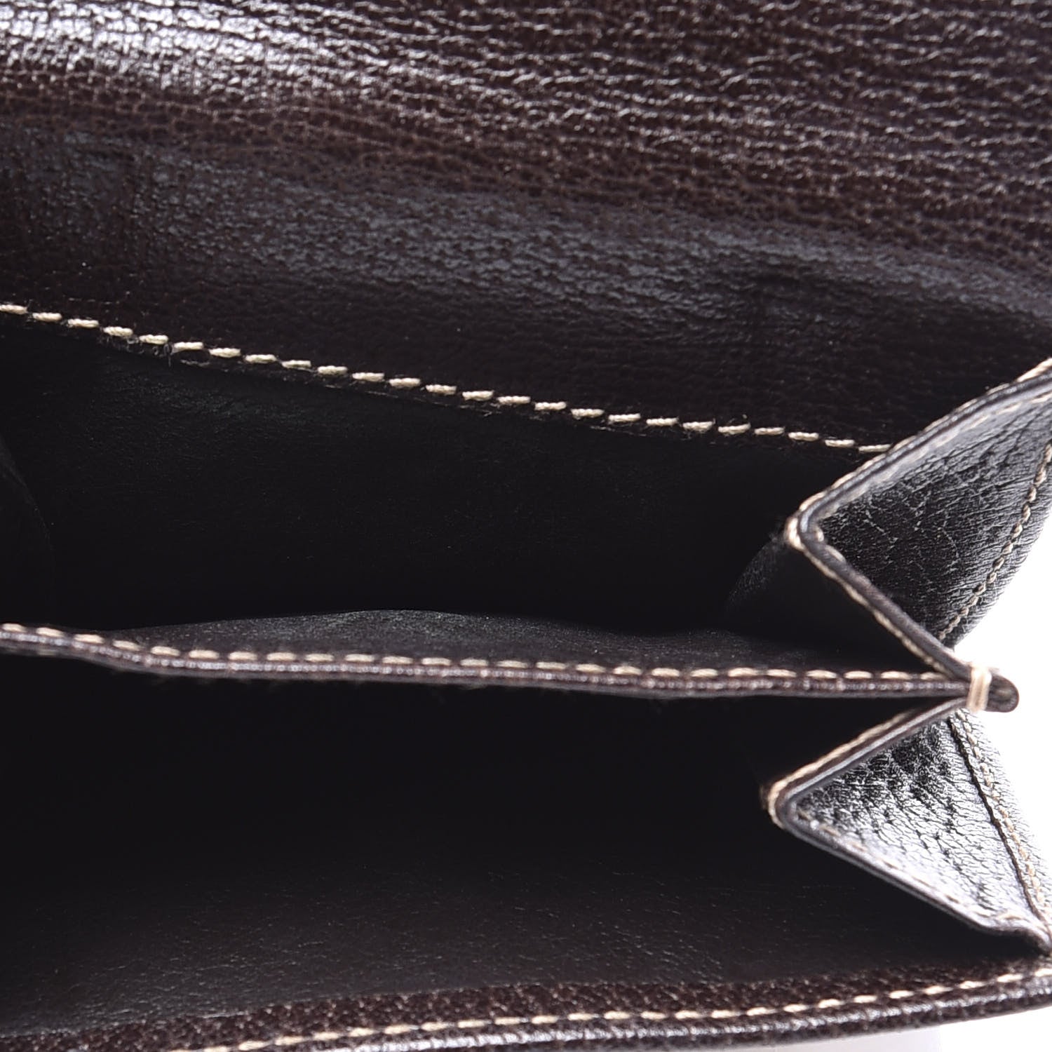 Gucci Monogram Princy Compact French Flap Wallet Brown 4 of 10