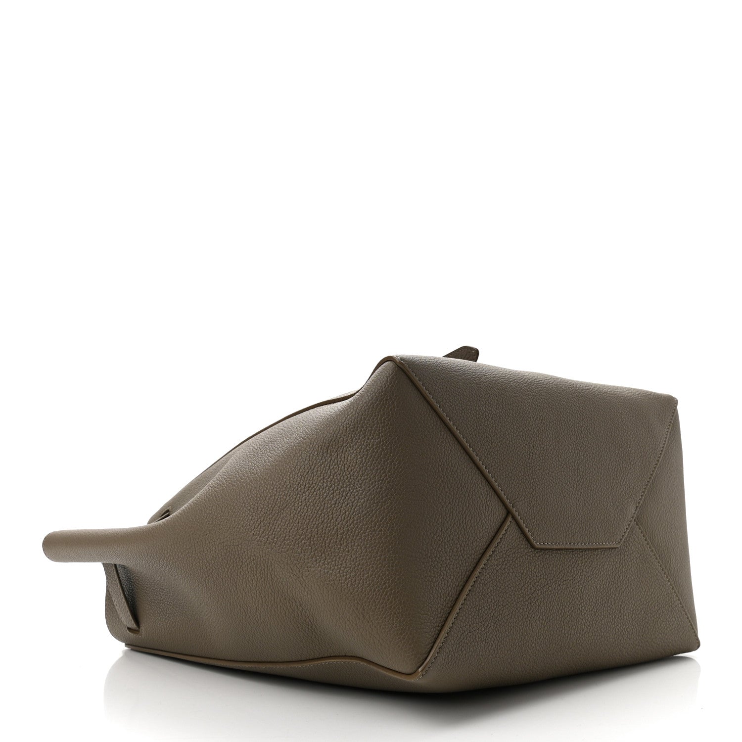 Celine Soft Grained Calfskin Small Belt Cabas Phantom Taupe 4 of 11