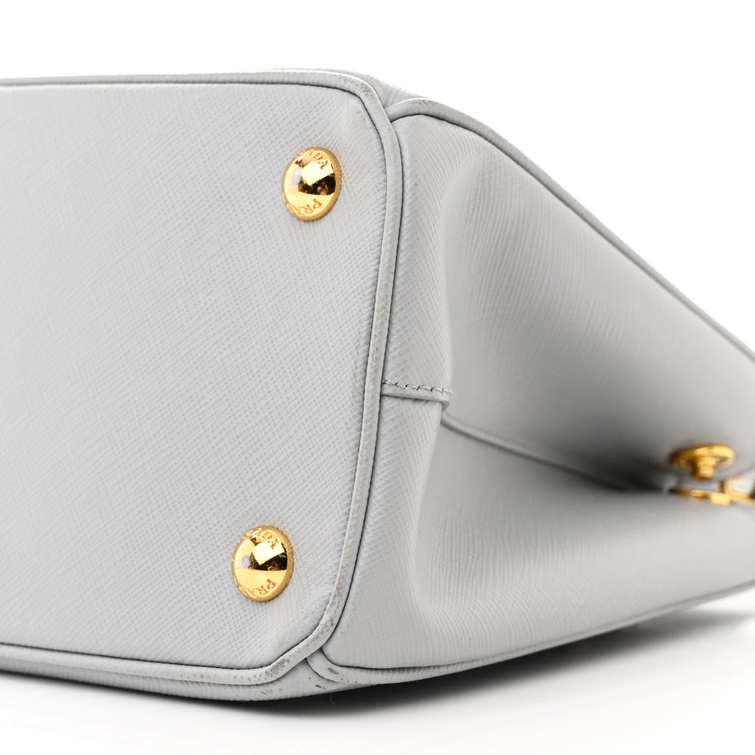 Prada Saffiano Lux Small Galleria Double Zip Tote Granito 10 of 13