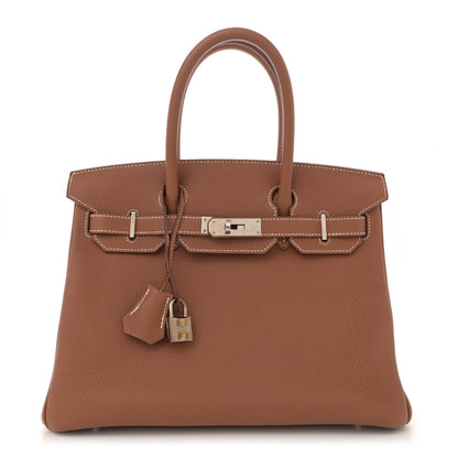 Hermes Togo BIRKIN 30 Gold 1 of 12