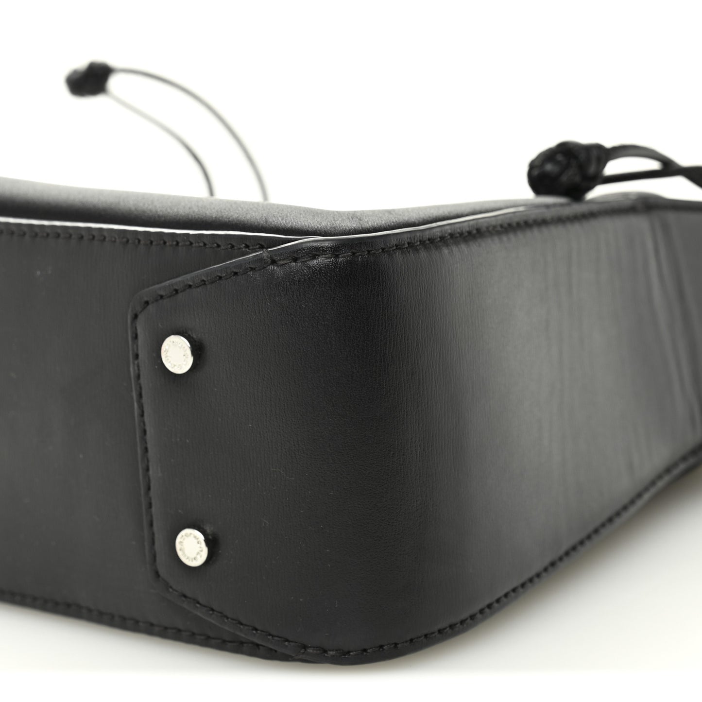 Lambskin Nylon Small Ryan Bag Black