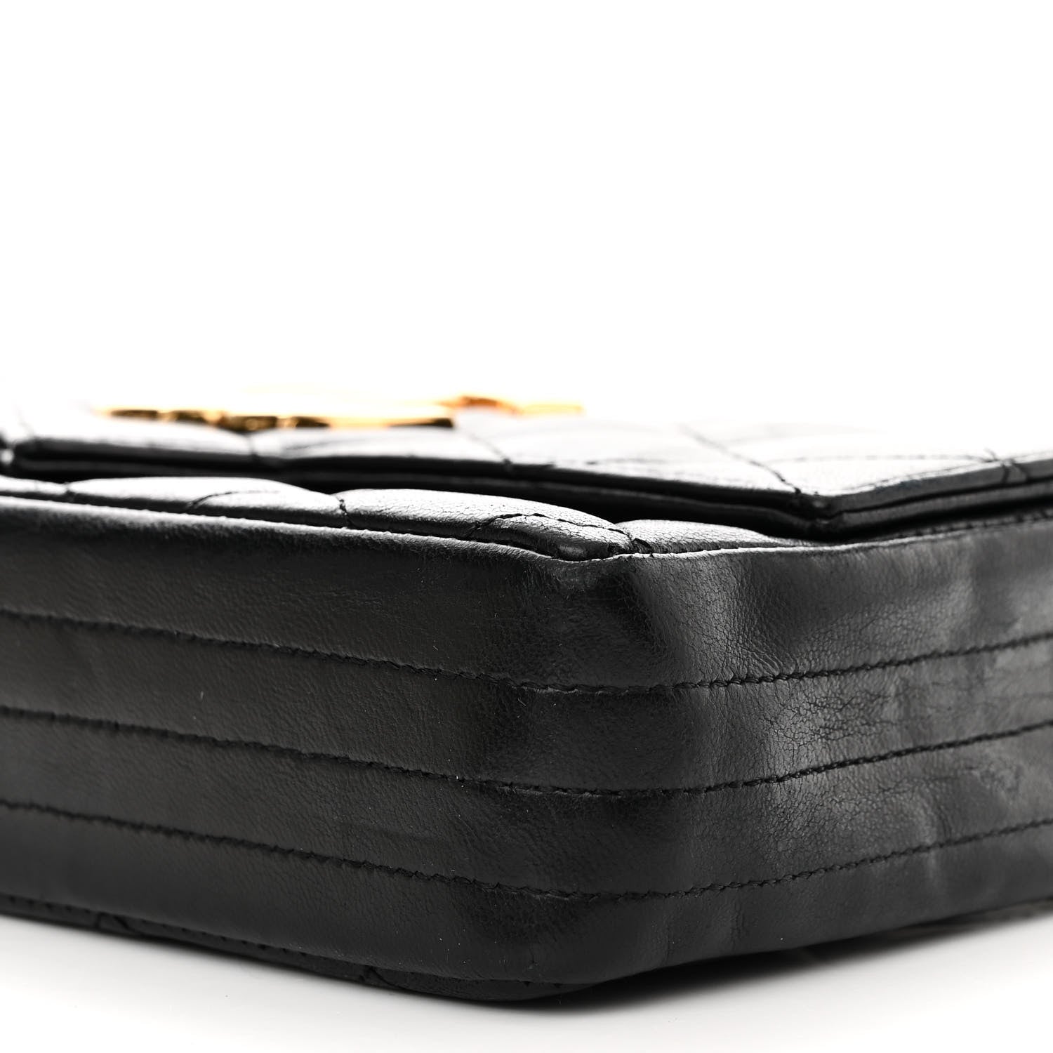 Chanel Lambskin Quilted Single Flap Black 10 of 12