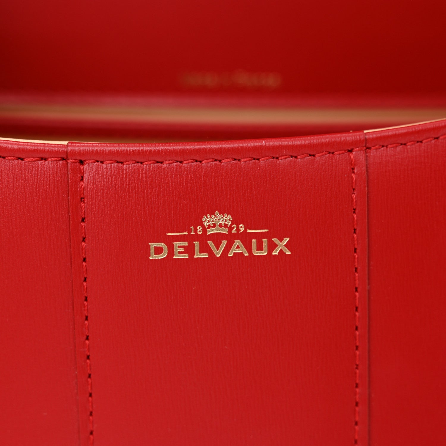 Delvaux Box Calfskin Mini Brillant Satchel Red 8 of 11