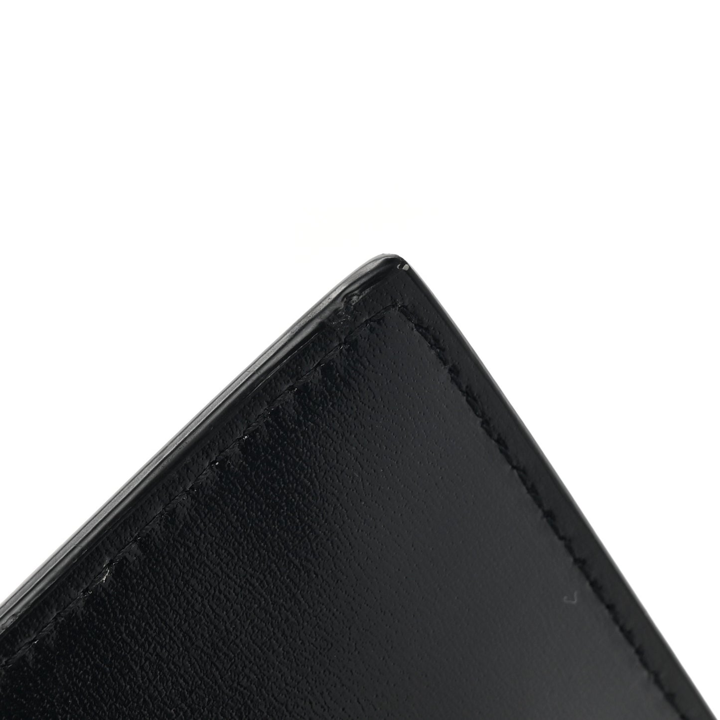 Smooth Shiny Calfskin Monogram Uptown Pouch Black