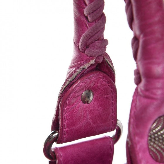 Agneau Giant 21 Silver Hardware Brief Magenta