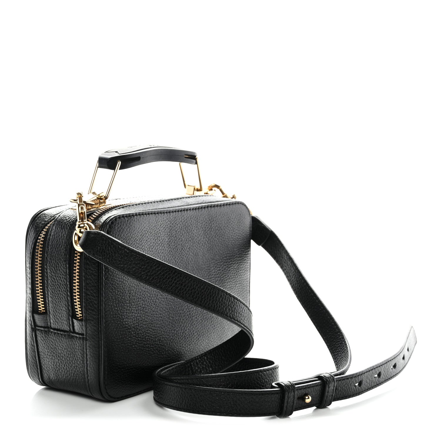 Marc Jacobs Calfskin The Box 20 Crossbody Black 1815733 – FASHIONPHILE