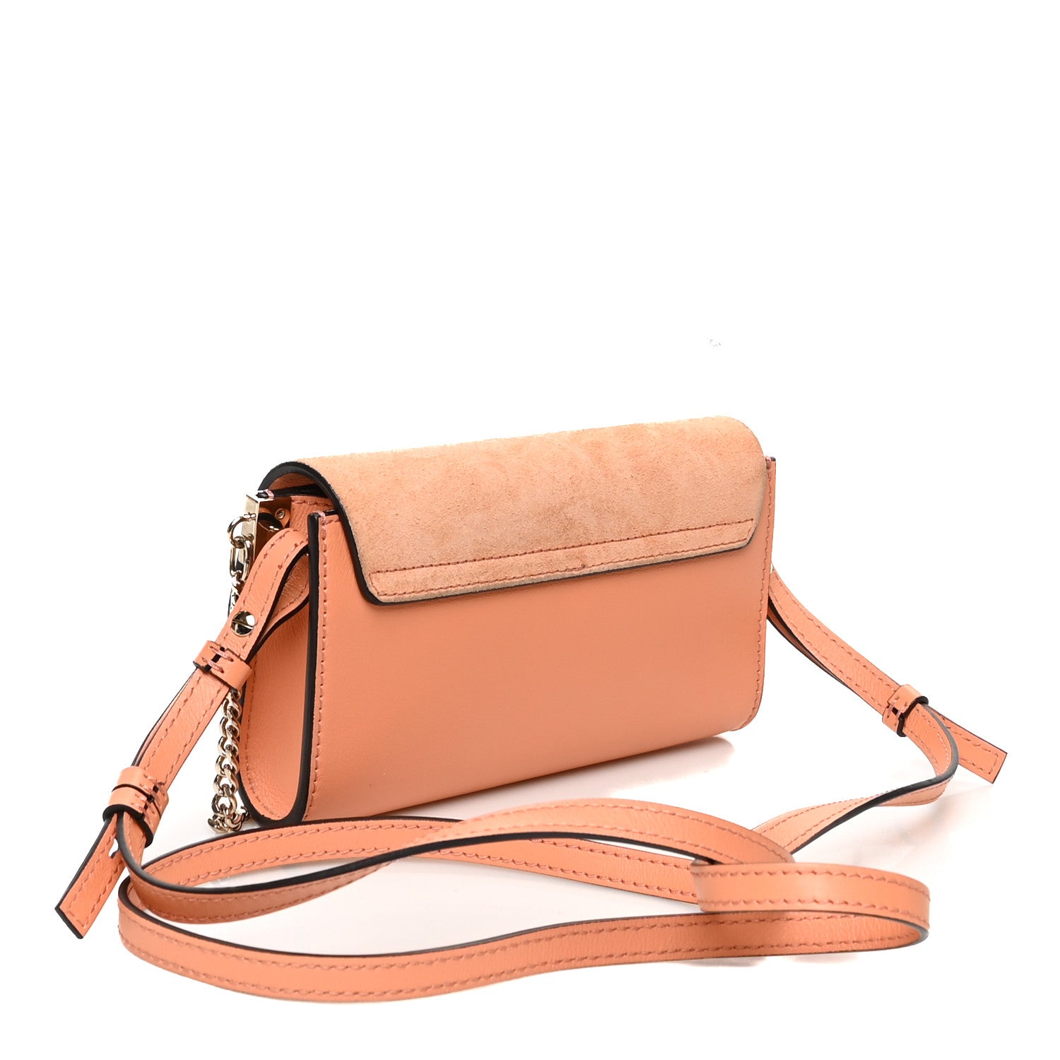 Chloe Calfskin Mini Faye Shoulder Bag Canyon Sunset 2 of 8