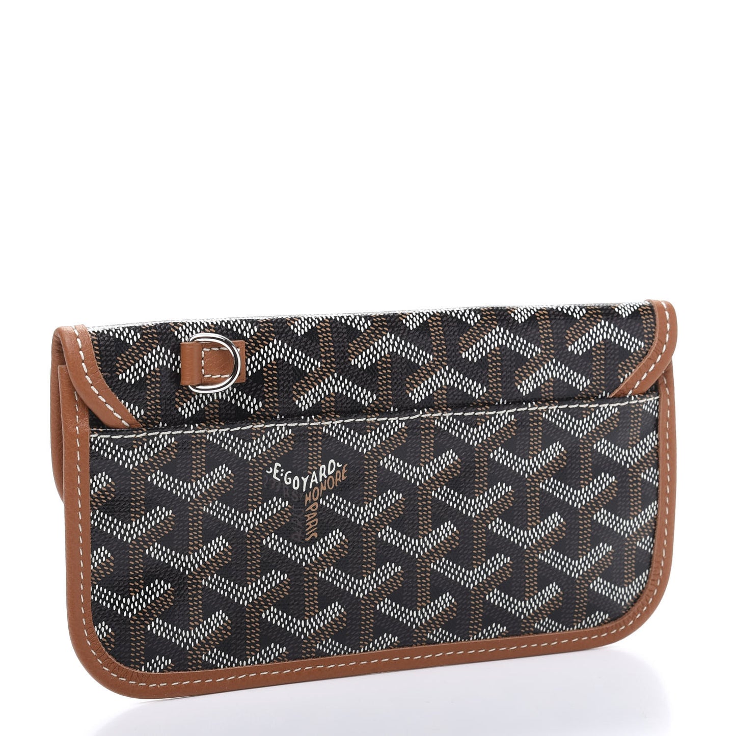 Goyardine Pouch Black Gold