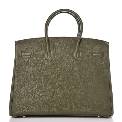 Hermes Togo Birkin 35 Vert Olive 4 of 32