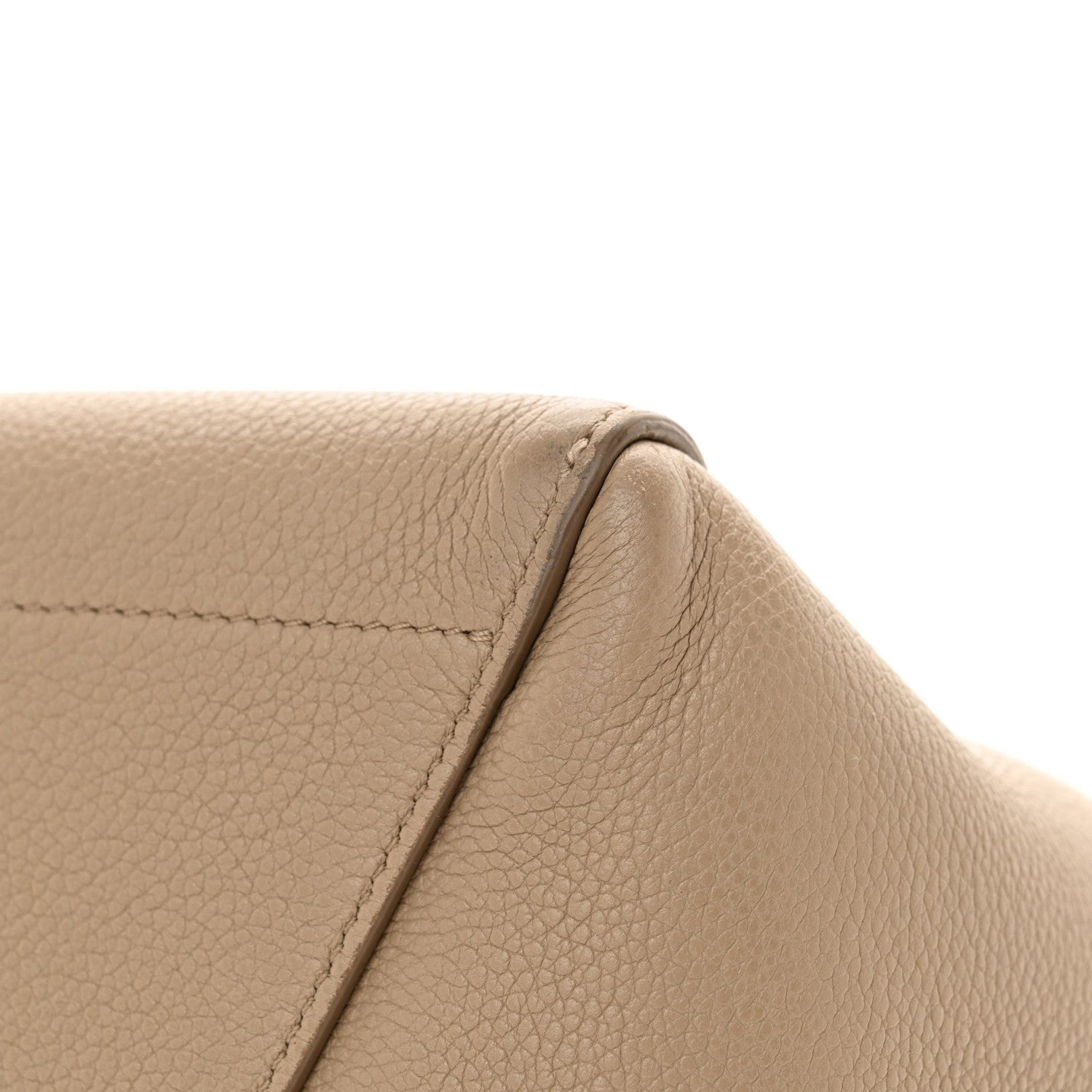 Celine Soft Grained Calfskin Sangle Bucket Bag Dune 13 of 13