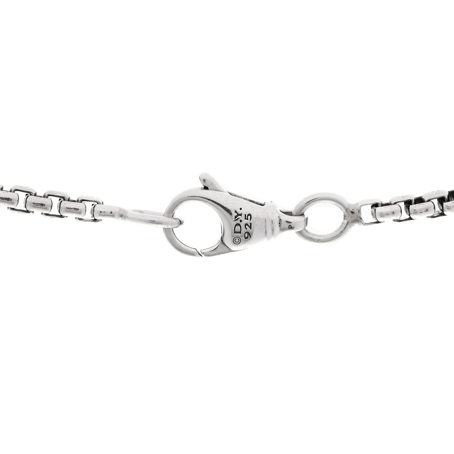 David Yurman Sterling Silver 2.7mm Small Box Chain Necklace 22" 4 of 5