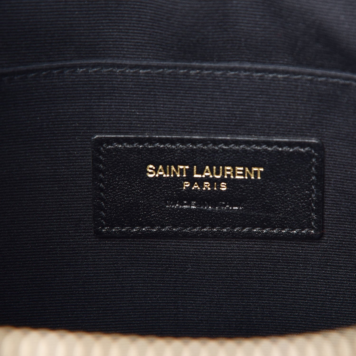 Saint Laurent Calfskin Matelasse Chevron Monogram Document Holder Amaranto 6 of 7