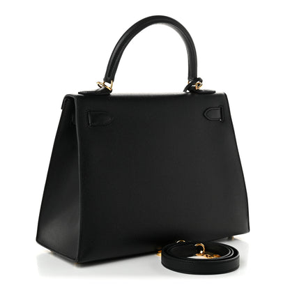 Hermes Epsom Kelly Sellier 28 Black 3 of 10