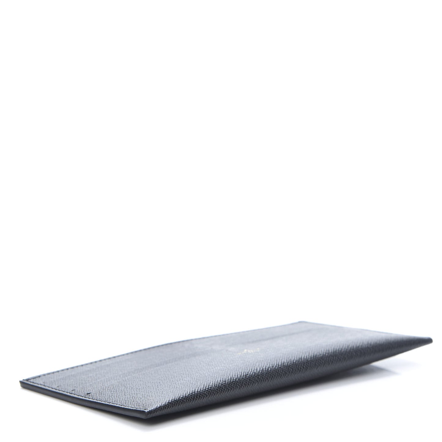 Calfskin Felicie Chain Wallet Card Holder Insert Black