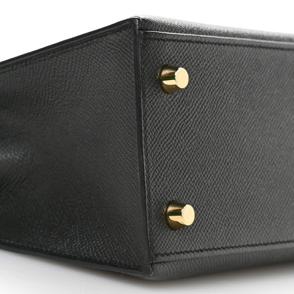 Hermes Epsom Kelly Sellier 25 Black 9 of 11