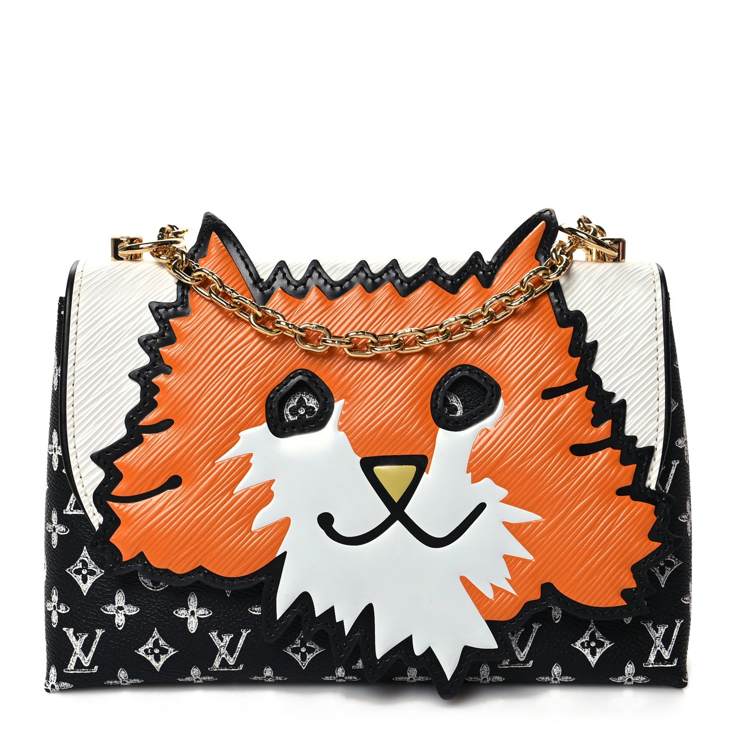 Epi Catogram Cat Bag Orange Black