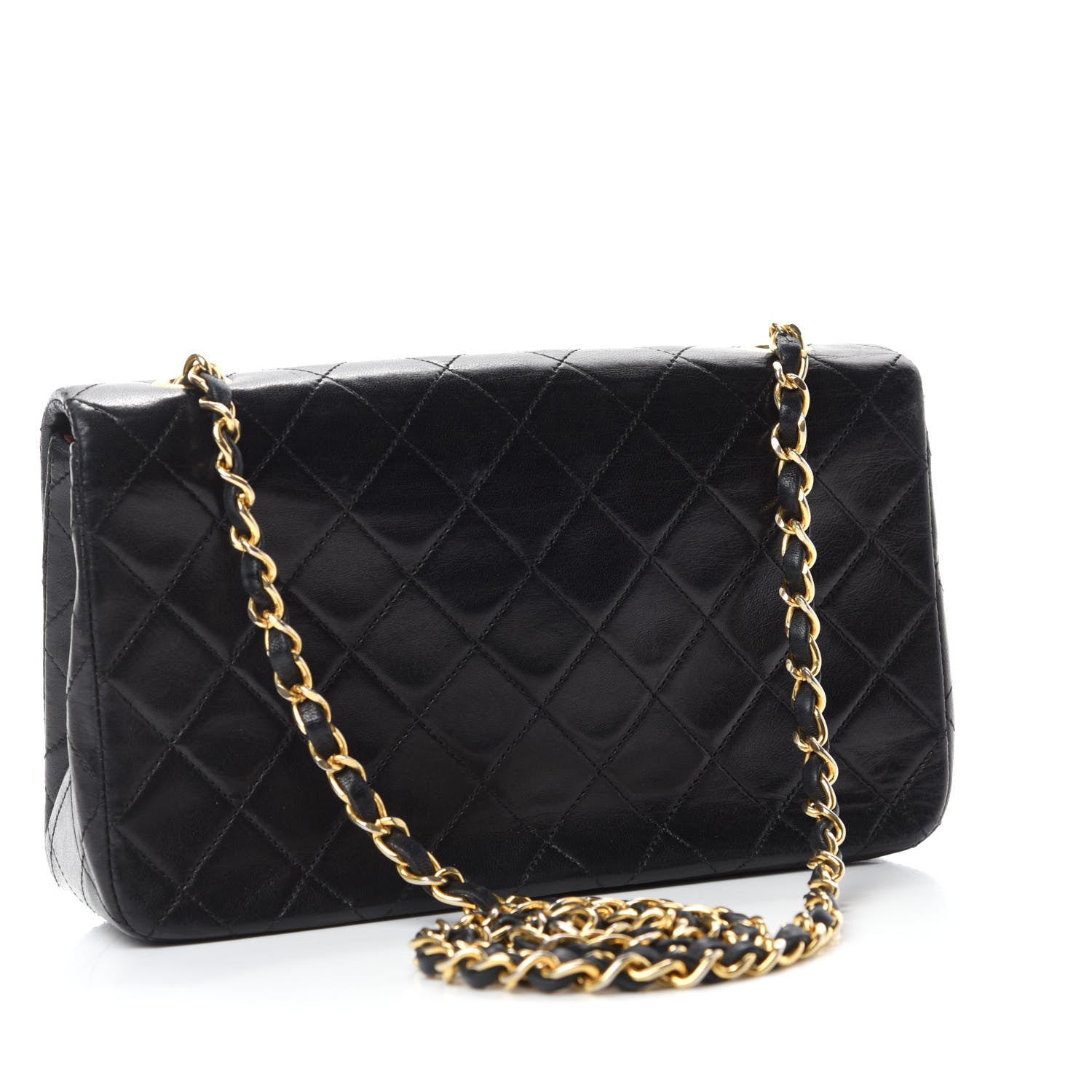 Chanel Lambskin Quilted Small Single Flap Black 3 of 11