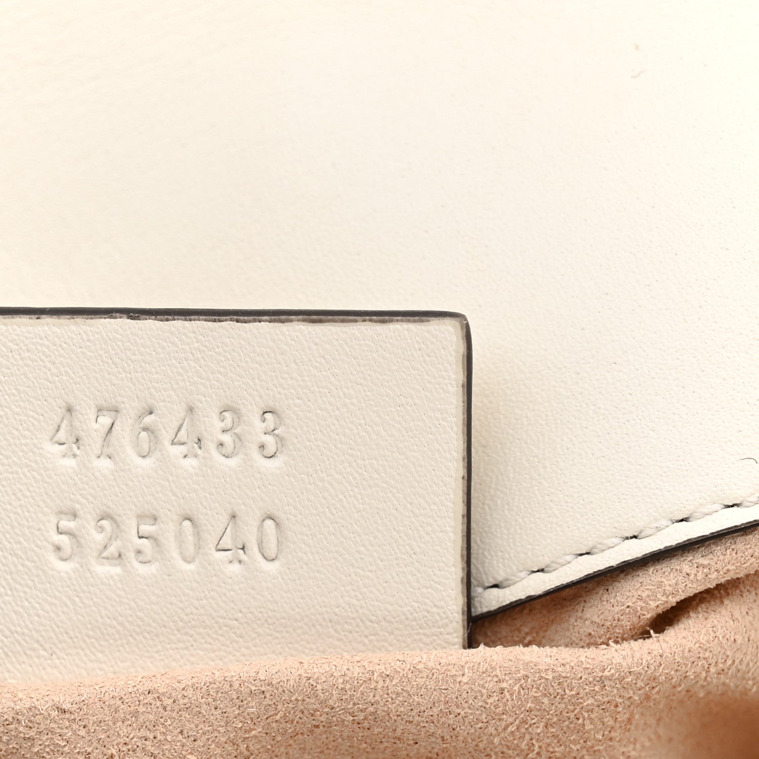 Gucci Calfskin Matelasse Super Mini GG Marmont Shoulder Bag White 7 of 11