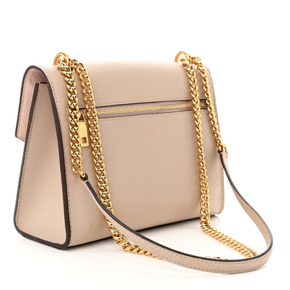 Louis Vuitton Soft Calfskin Mylockme Chain Bag BB Greige 3 of 9