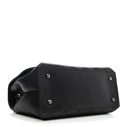 Chanel Calfskin Stitched Urban Luxury Top Handle Bag Black 3 of 4
