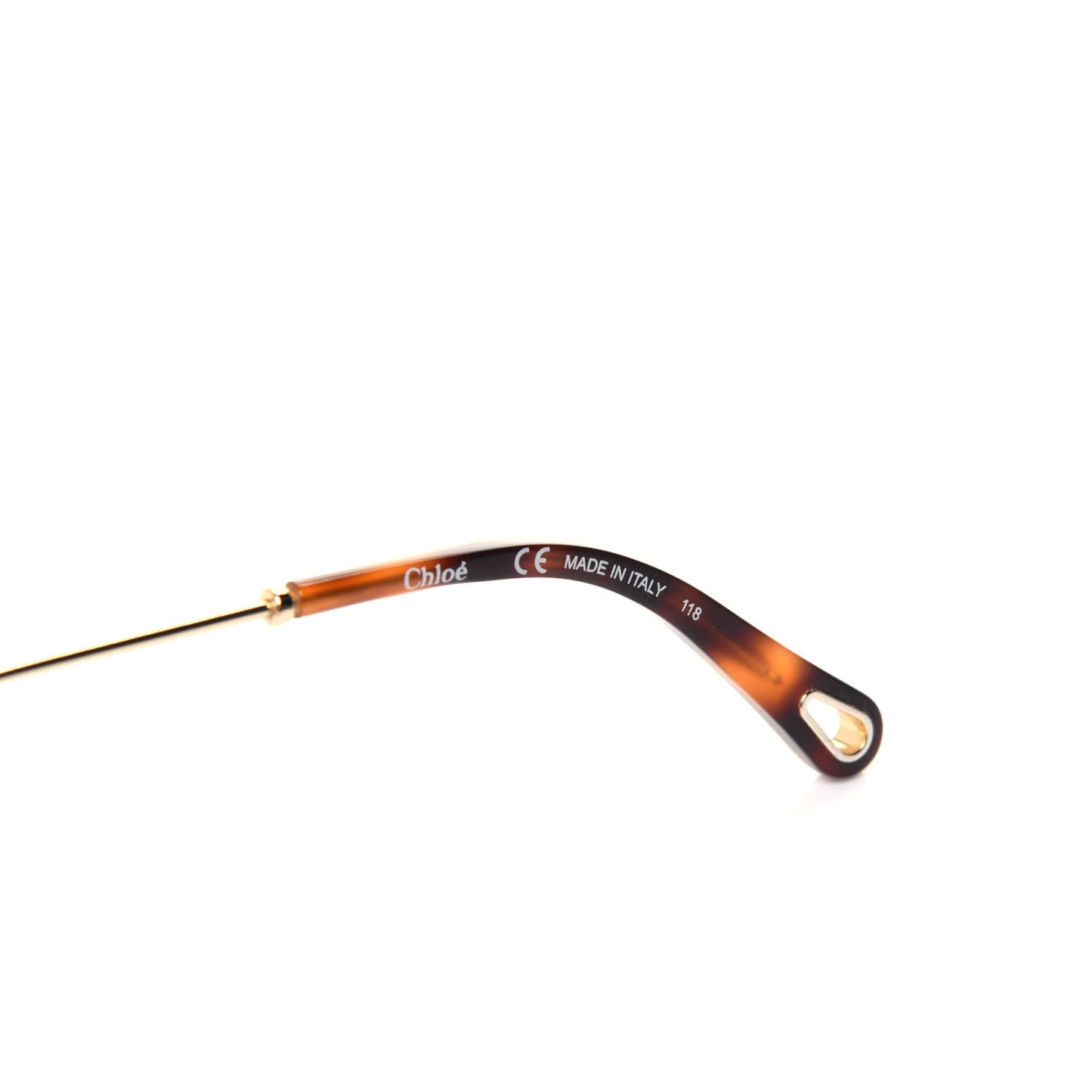 Poppy Cutout Square Sunglasses CE133S Havana Brown