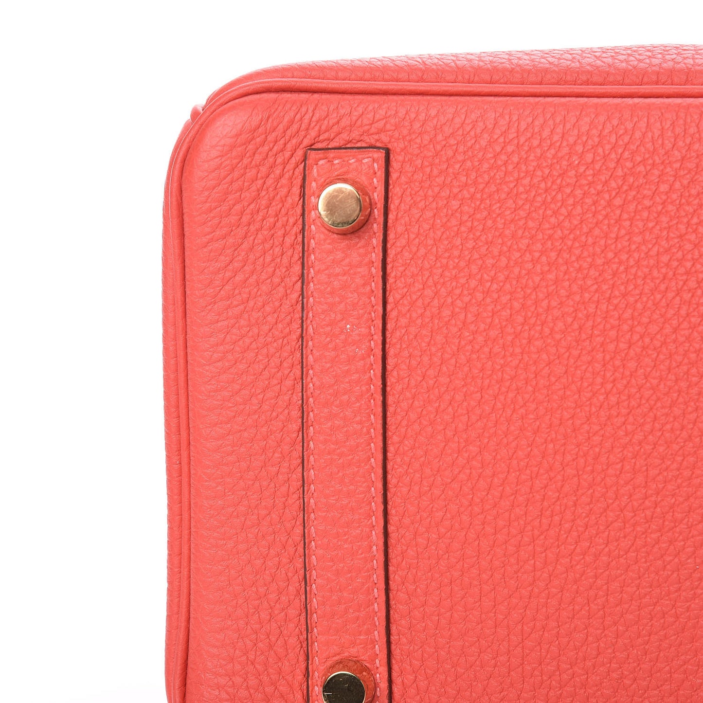 Togo Birkin 30 Rouge Pivoine