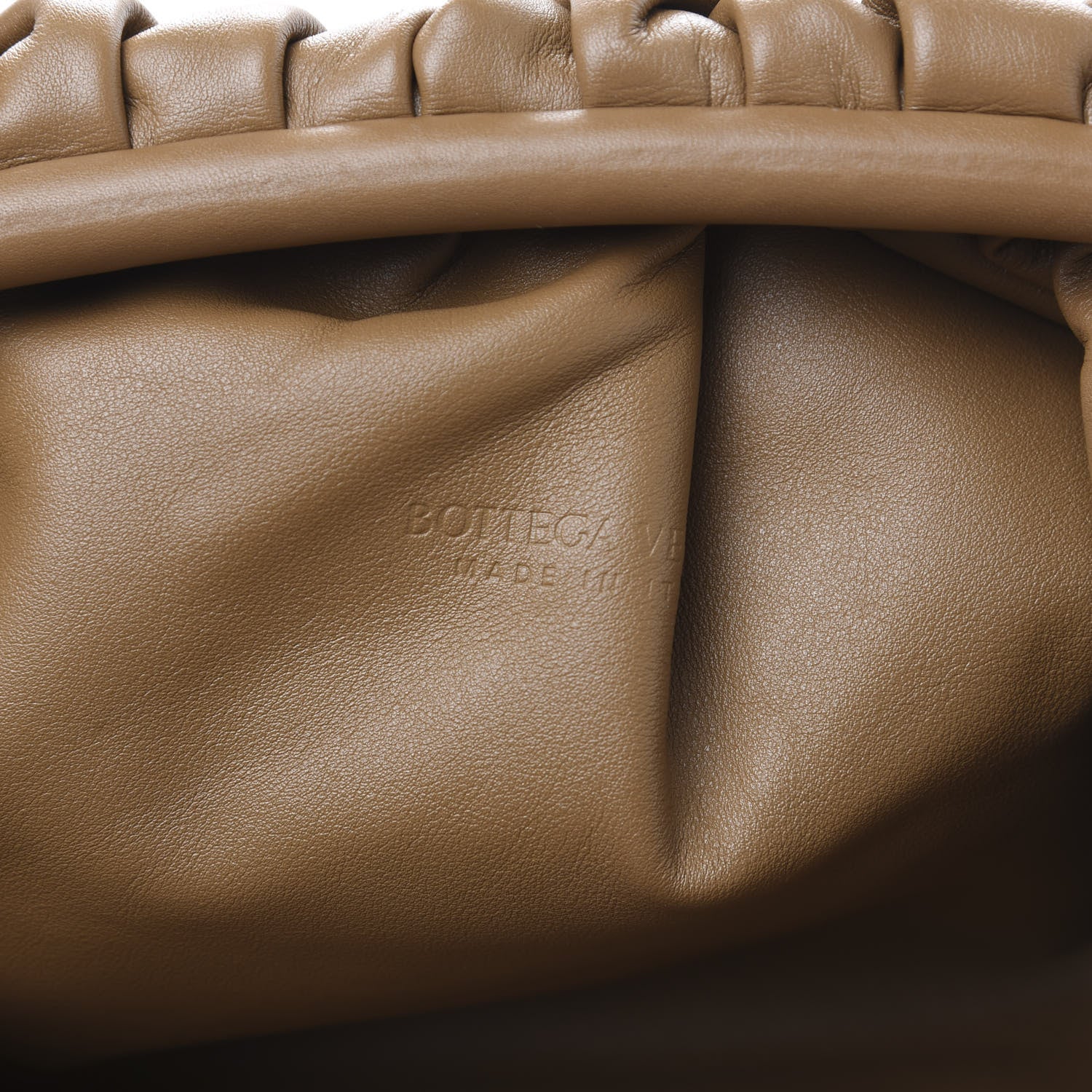 Bottega Veneta Smooth Butter Calf The Pouch Oversized Clutch Cammello 6 of 12
