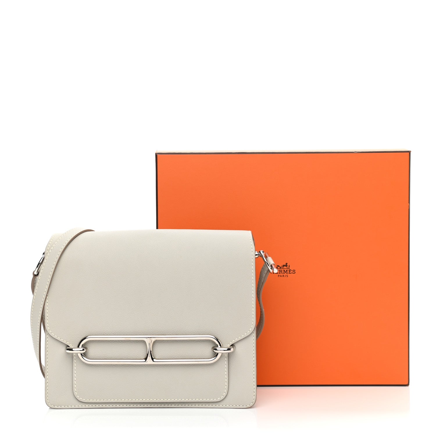Hermes Evercolor Sac Roulis 23 Gris Perle 11 of 11