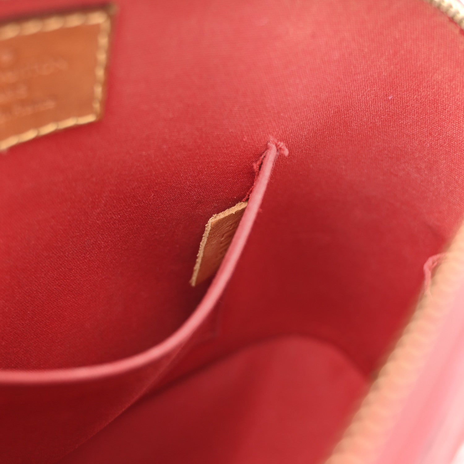 Louis Vuitton Vernis Alma BB Cherry 7 of 13