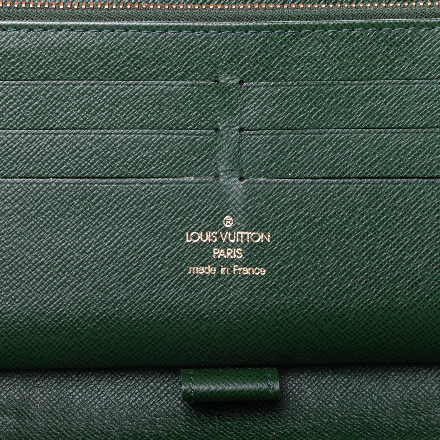 Louis Vuitton Monogram Groom Zippy Organizer Wallet Green 6 of 8