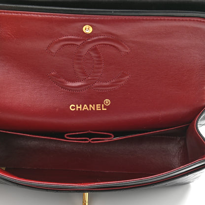 Chanel Lambskin Quilted Medium Double Flap Black 5 of 11