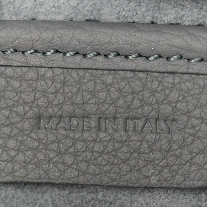 Celine Drummed Calfskin Nano Luggage Kohl 6 of 10