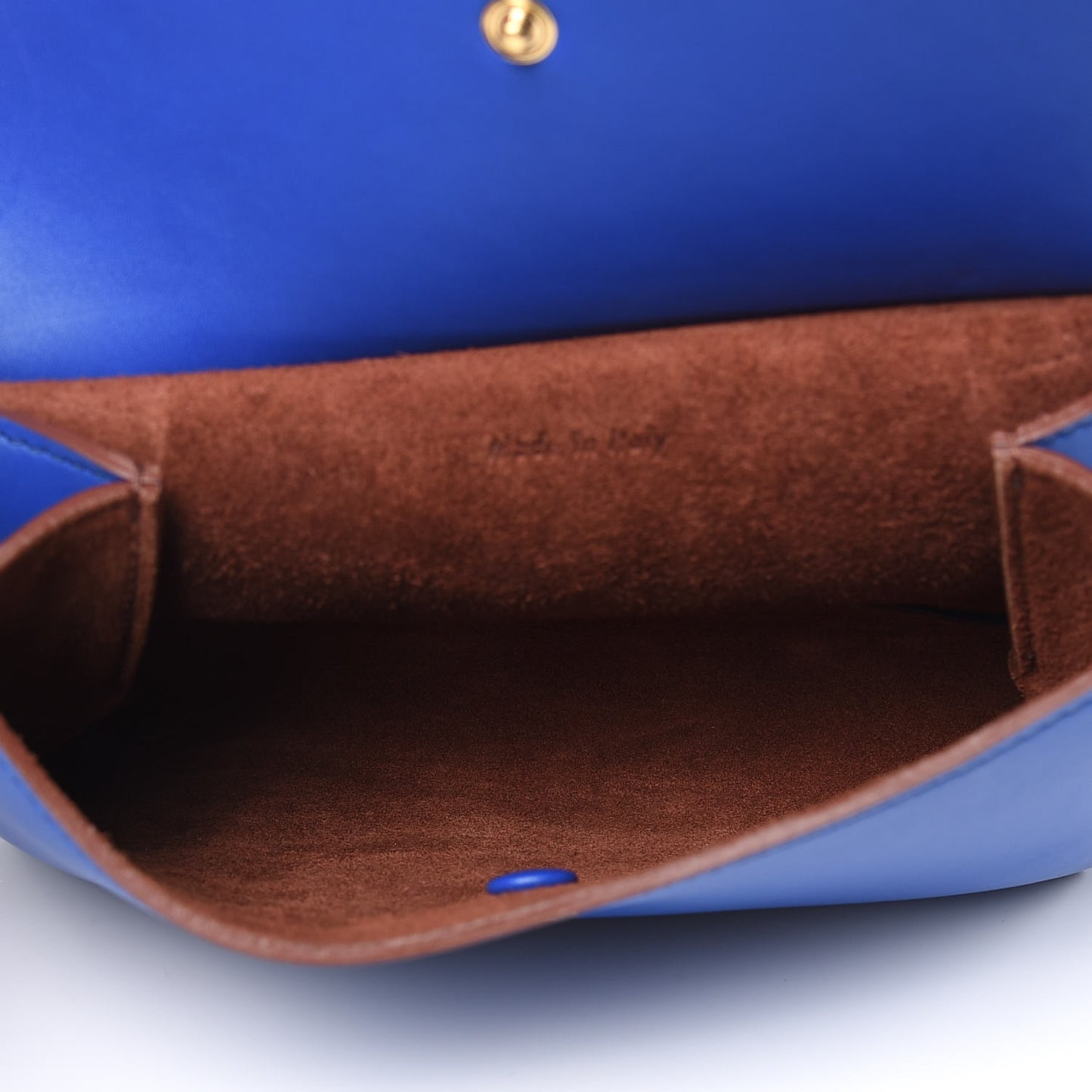 Natural Calfskin Medium Tie Knot Tote Indigo