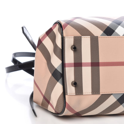 Burberry Nova Check Small Canterbury Tote Black 5 of 9
