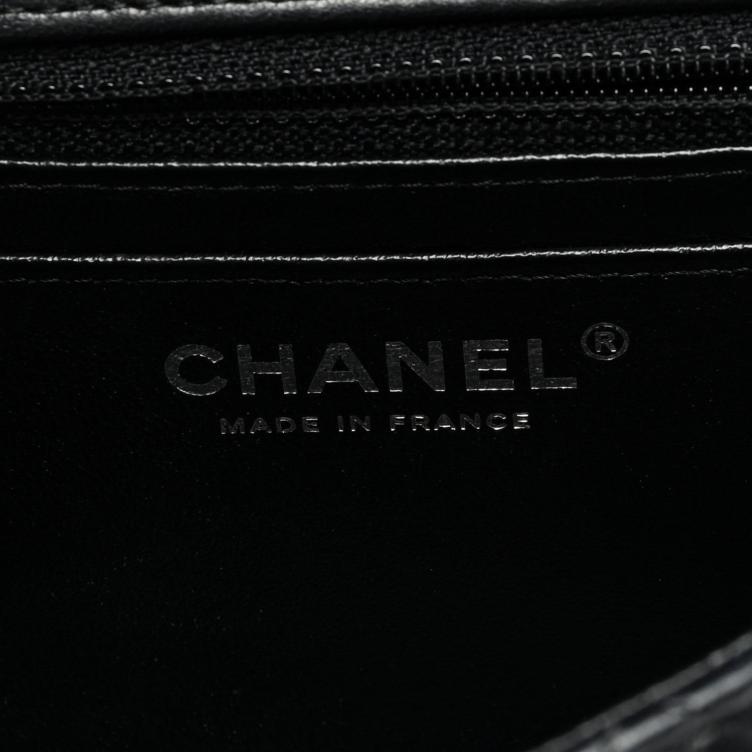 Chanel Lambskin Quilted Mini Square Flap Black 6 of 9