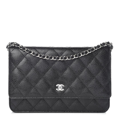 Chanel Caviar Quilted Wallet On Chain WOC Black 1 of 11