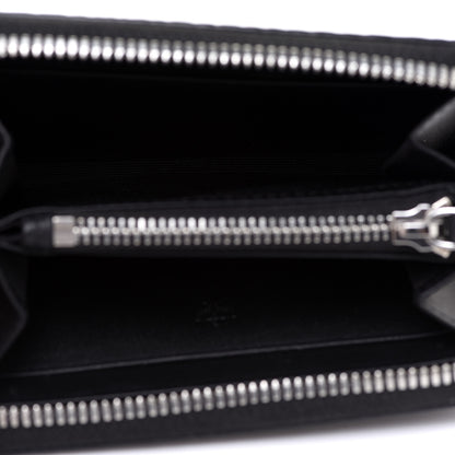 MCM Visetos Mini Zip Around Wallet Black 5 of 6