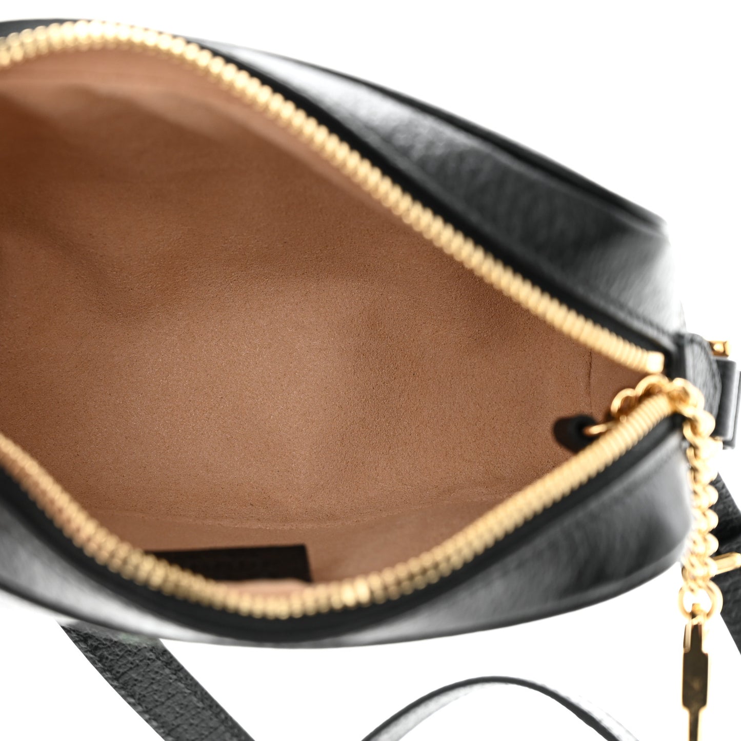 Calfskin Web Mini Ophidia Shoulder Bag Black