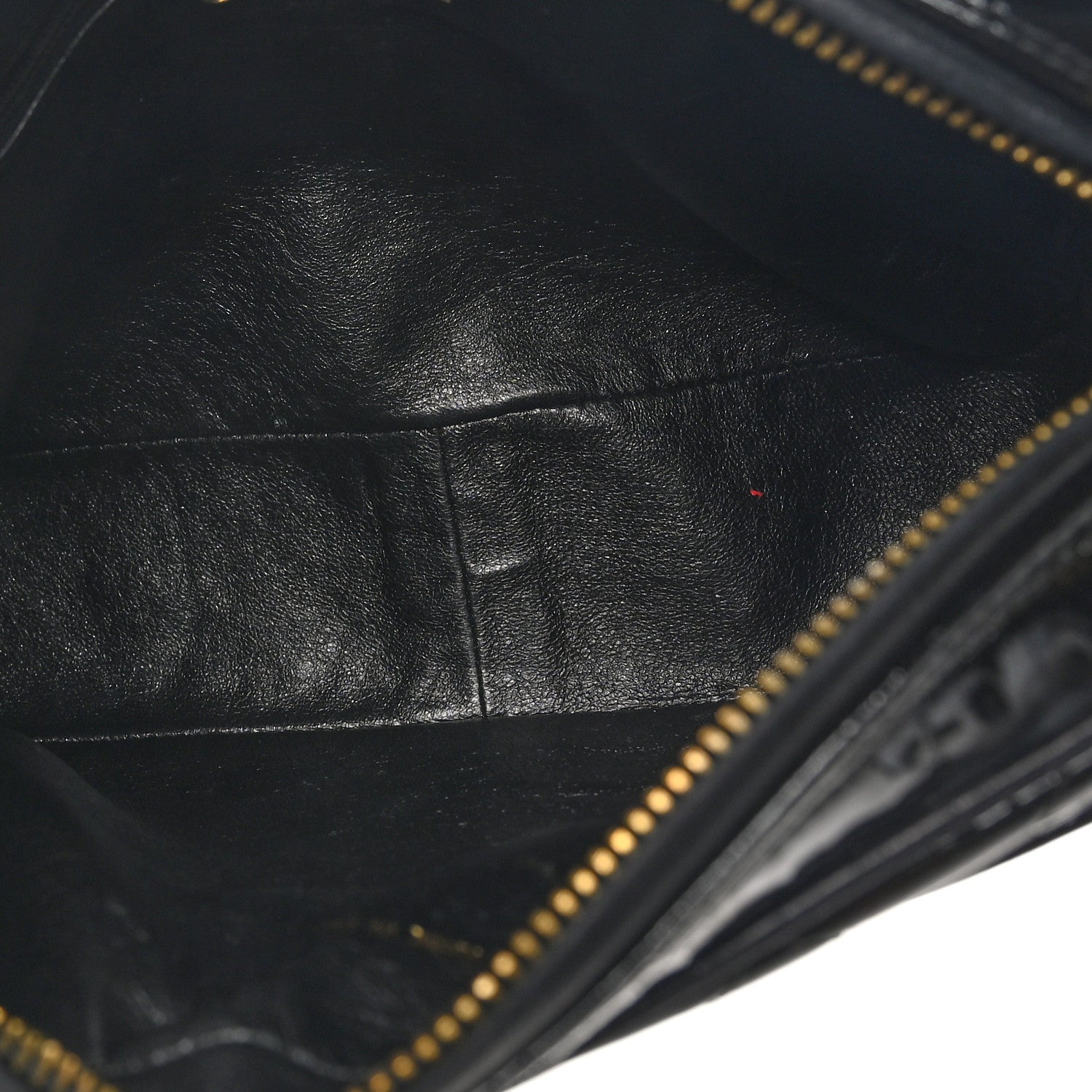 Chanel Patent Quilted Tassel Camera Case Black 5 of 10