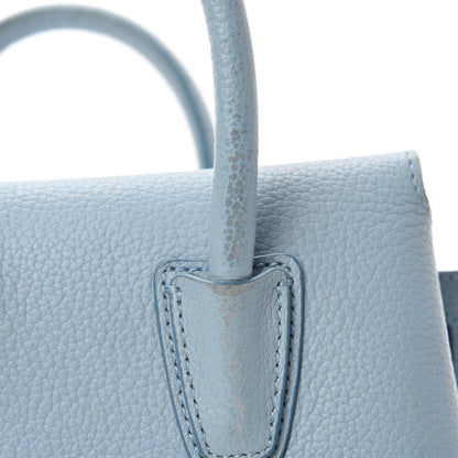 MCM Grained Calfskin Mini Milla Tote Sky Blue 8 of 13
