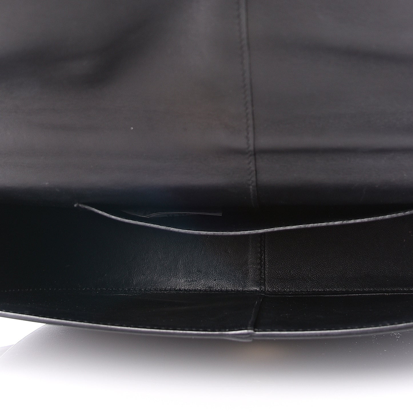 Calfskin Goatskin Medallion Tribute Chain Shoulder Bag Black